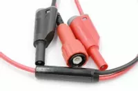 BNC to 4mm Banana Plugs Lead - Red